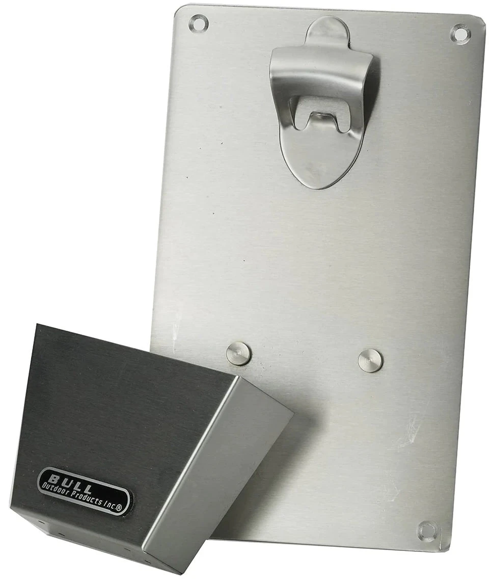 Bull Stainless Steel Bottle Opener & Catch - Image 2