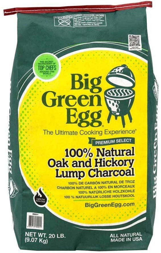 Big Green Egg 100% Natural Lump Charcoal - 20 Lb. Bag - Image 3