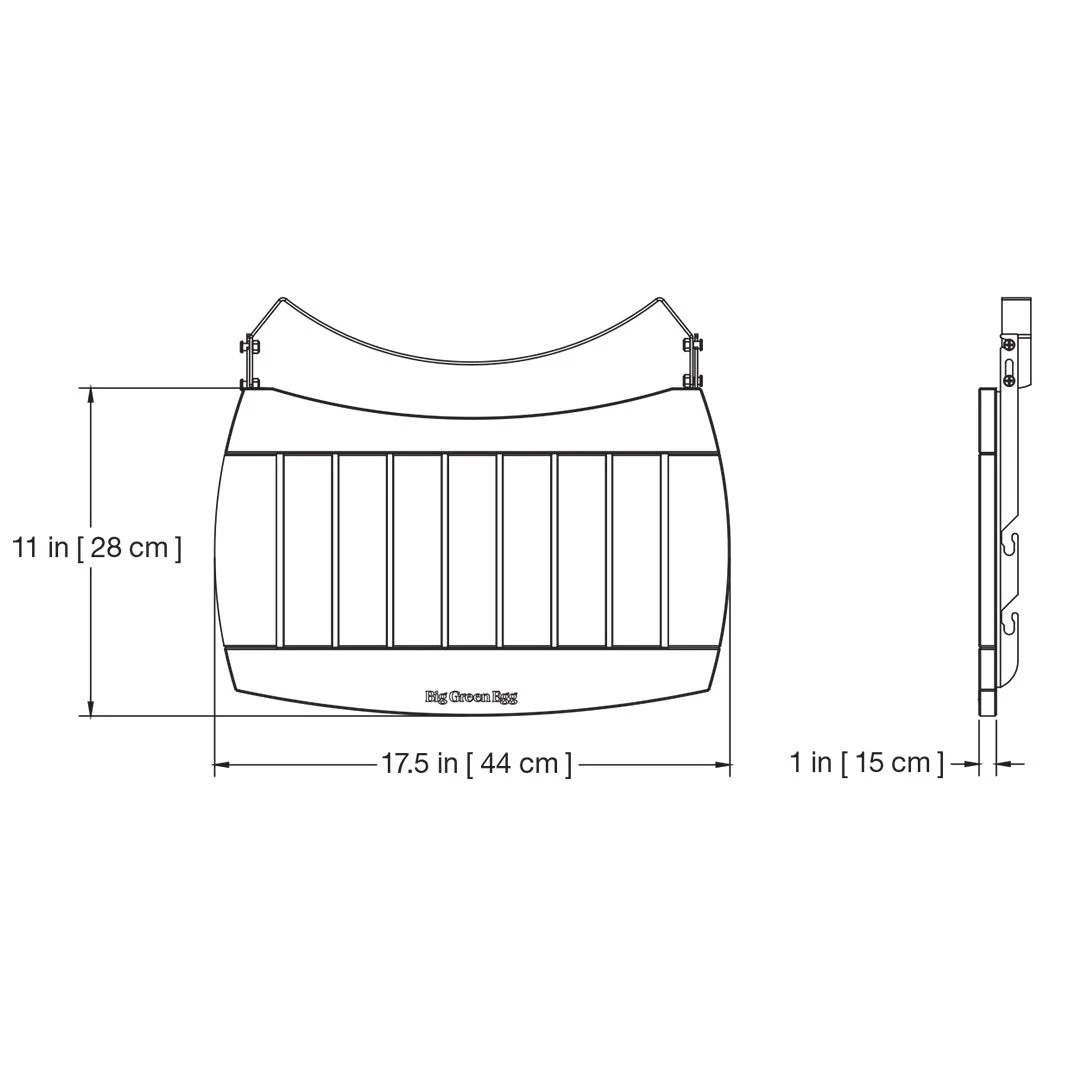 Big Green Egg 17" Acacia Wood EGG MatesĀ® For Medium, Large And XLarge EGGs - Image 8