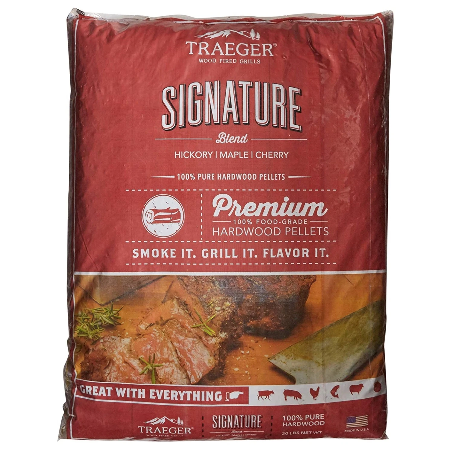 Traeger Signature Blend Wood Pellets 20 Lb. Bag - Image 6