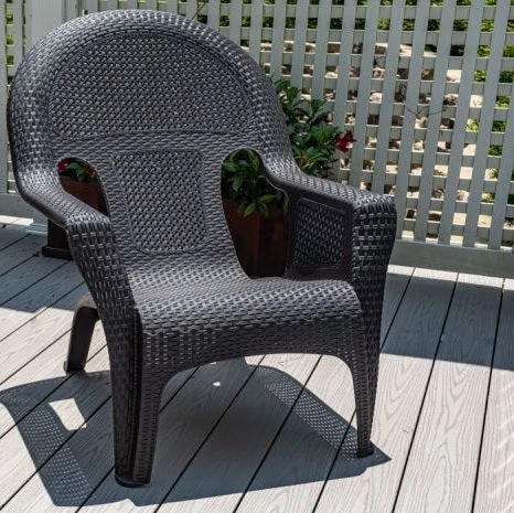 Woven Patio Lounge Chairs - Image 4