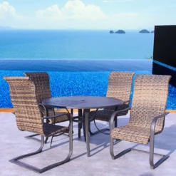 Dublin Woven Sling Spring Patio Dining Sets