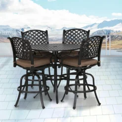 Stonegate Cushioned Bar Height Patio Set