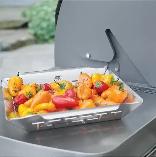 Weber Small Stainless Steel BBQ Vegetable Basket 6481 - Image 6