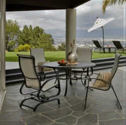 Primera Aluminum Sling Outdoor Dining Sets