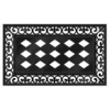 Sassafras Fleur-de-Lis Scroll Rubber Floor Doormat Tray
