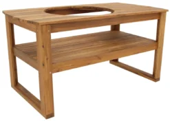 Big Green Egg Acacia Table For Large Or XLarge EGGs