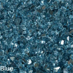 5 Lb. Bag Of Reflective Blue Fire Glass