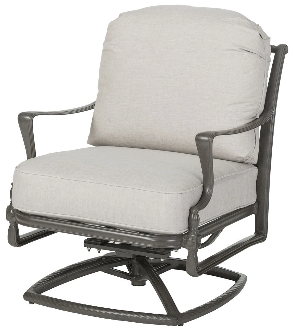 GES Bel Air Cushioned Cast Aluminum Seating & Chat Sets - Image 7