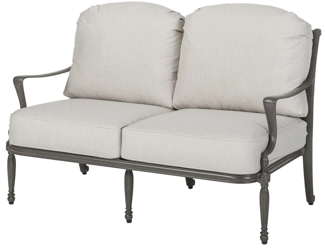 GES Bel Air Cushioned Cast Aluminum Seating & Chat Sets - Image 8