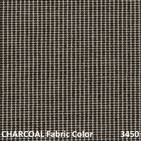 8' X 10' Rectangular Market Black Frame Charcoal Canopy Umbrella - Image 2