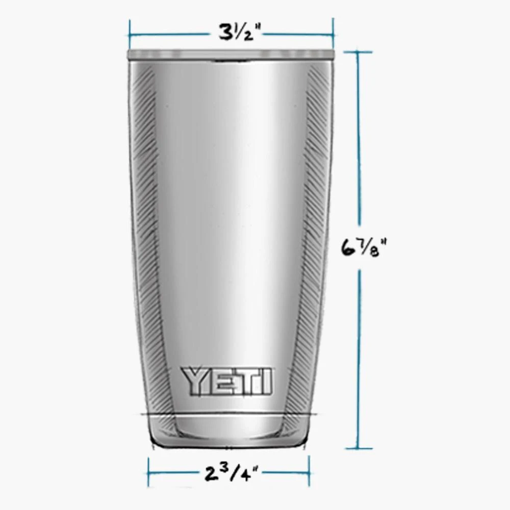 YETI Rambler® 20 Oz. Tumbler With MagSlider⢠Lid - Image 17
