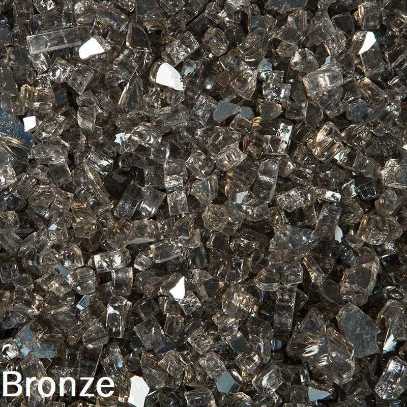 5 Lb. Bag Of Reflective Bronze Fire Glass