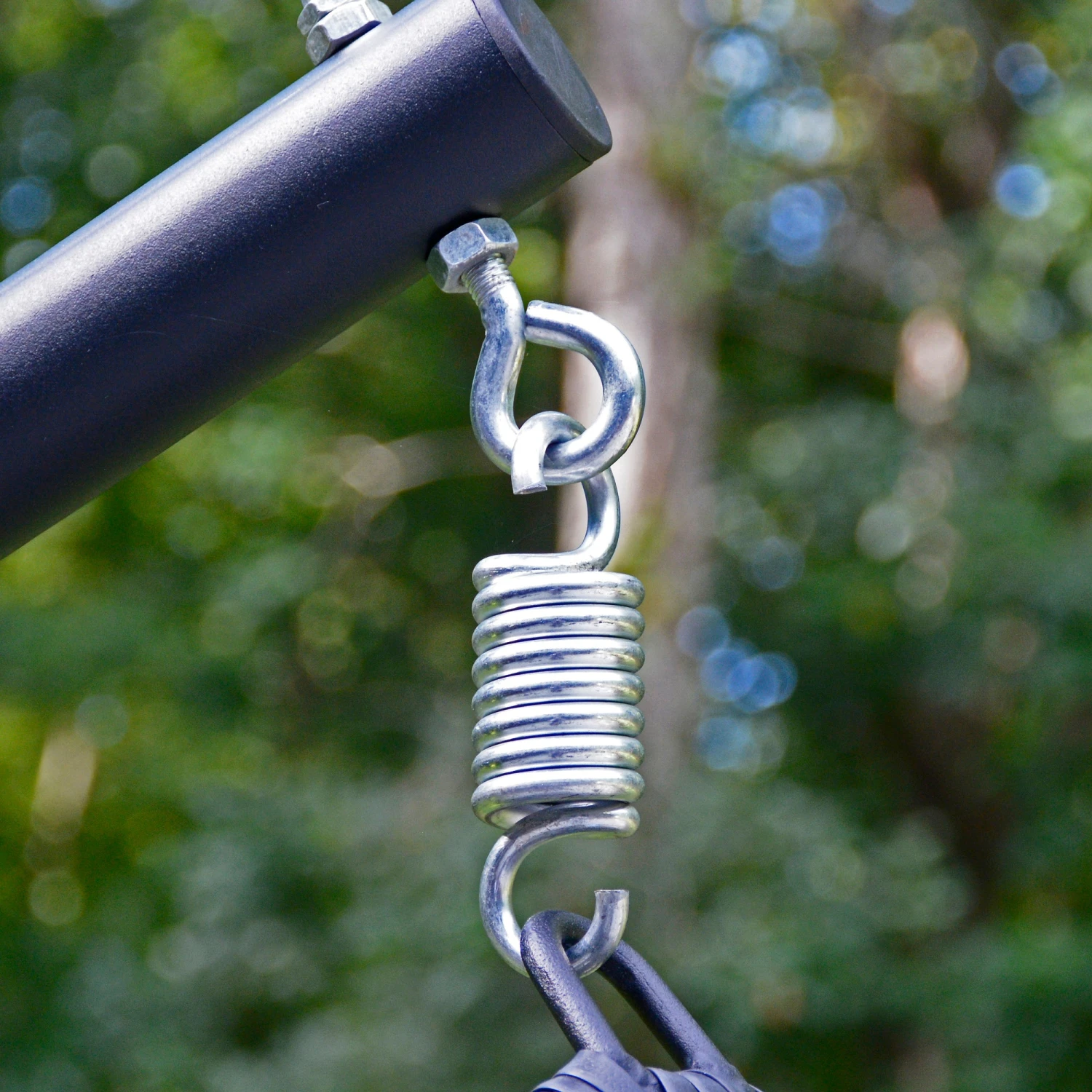 Hanging Cushioned Rattan Wicker Egg Chair And Stand - Image 8