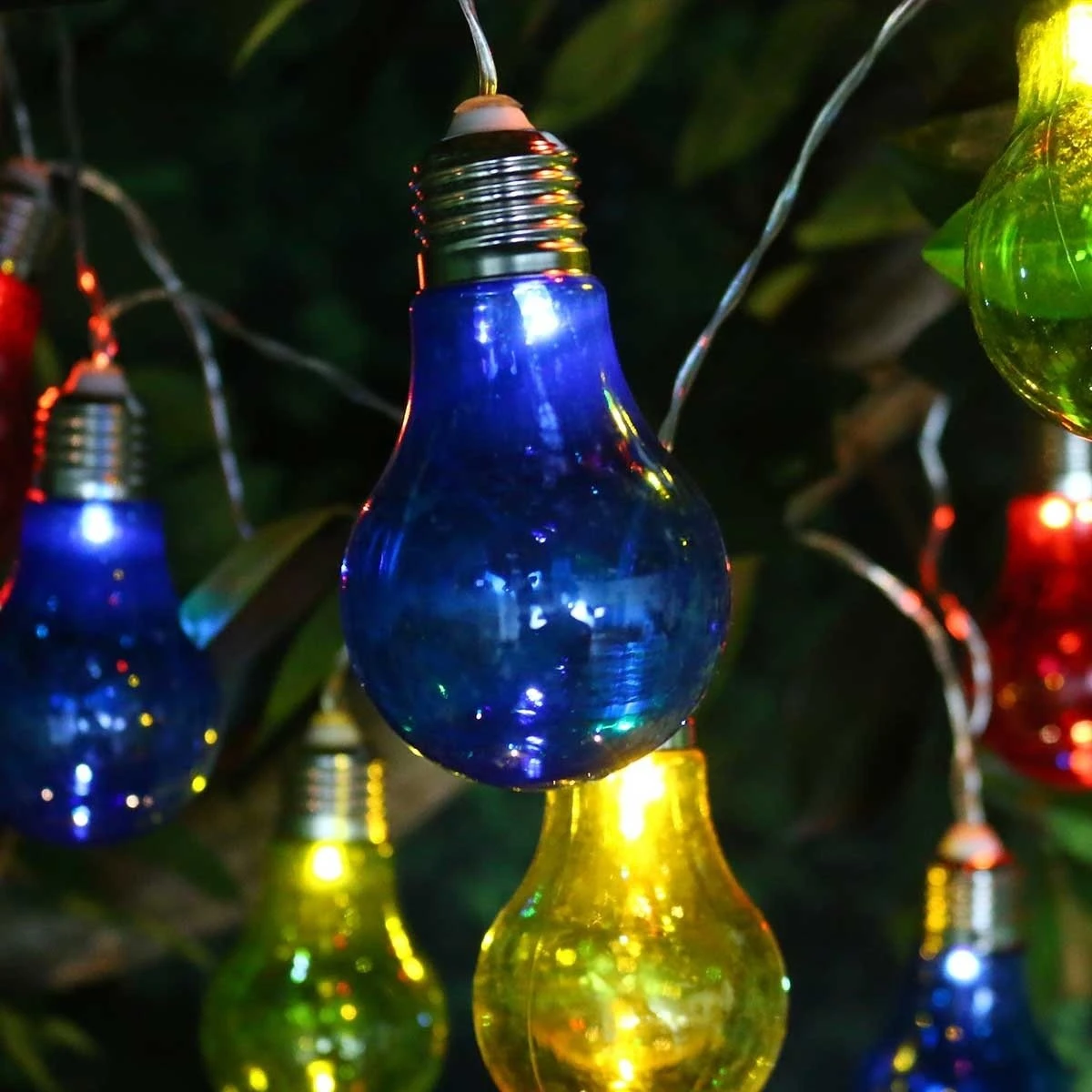Alpine Multi-Colored LED Edison Bulb String Lights - Image 2