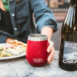 Limited Edition Yeti Rambler® 10 Oz. Rescue Red Wine Tumbler With MagSlider™ Lid