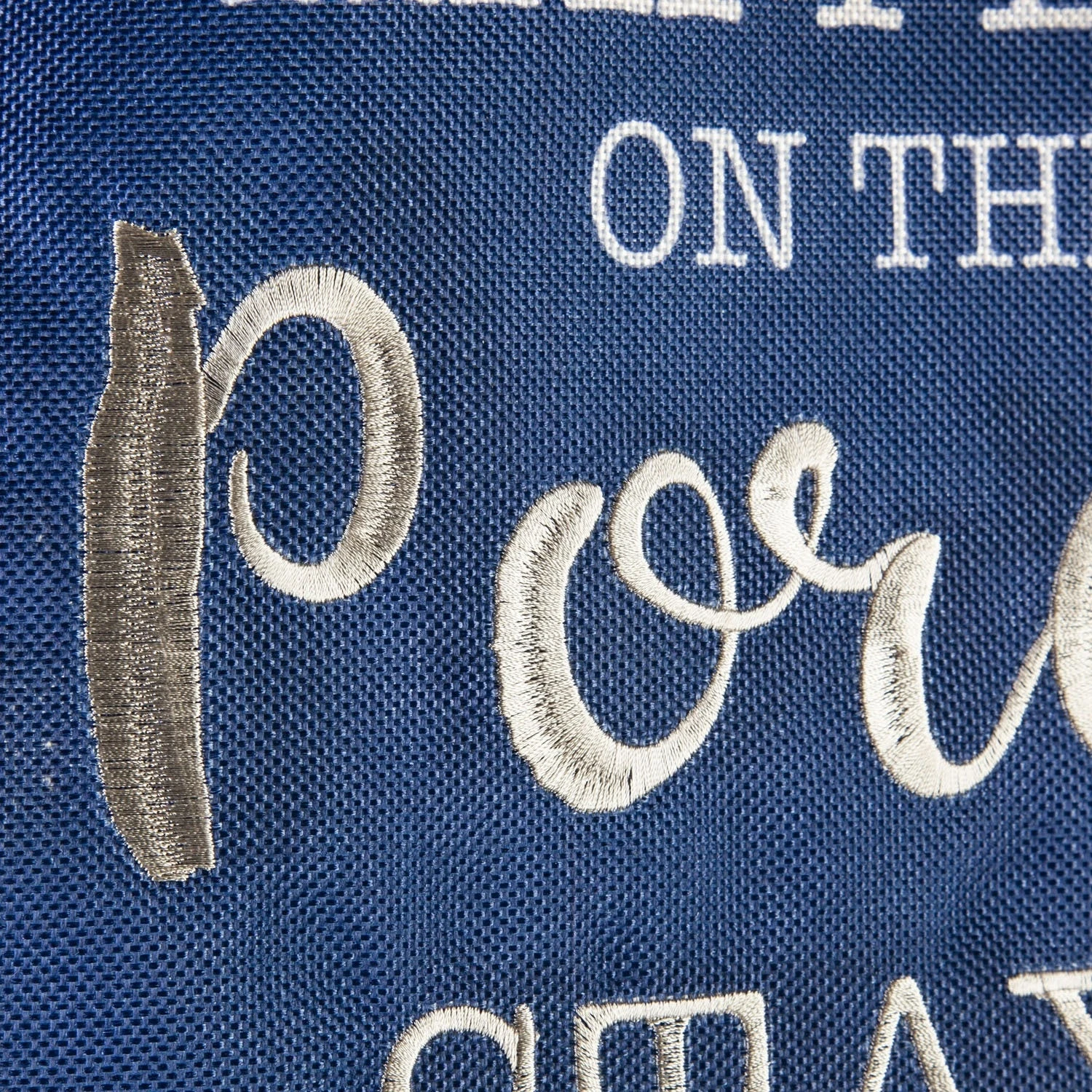 Stays On The Porch Garden Burlap Flag - Image 3