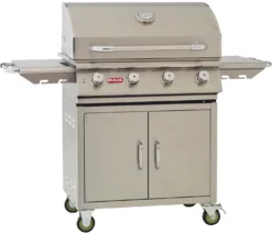 Bull 30" Lonestar Select 4-Burner Stainless Steel Grill Carts