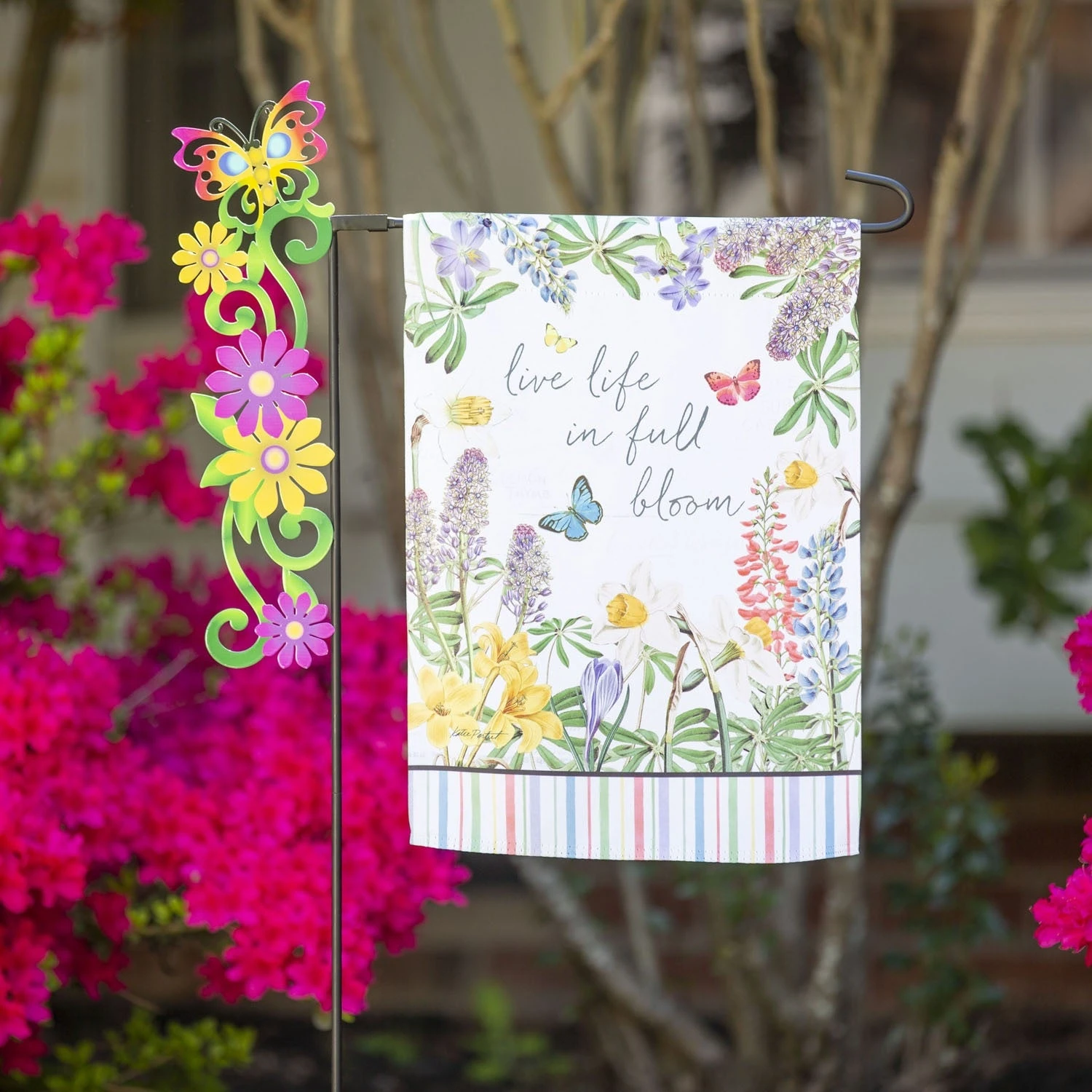 Decorative Garden Flag Stand - Image 6