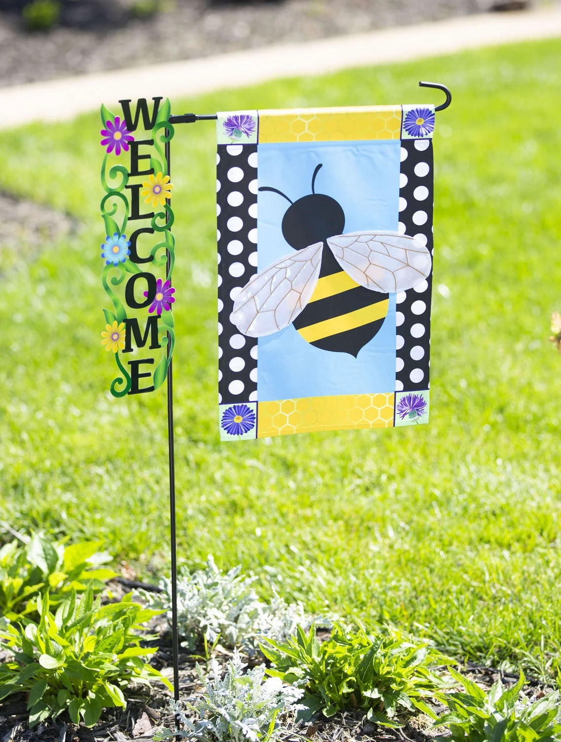 Decorative Garden Flag Stand - Image 3