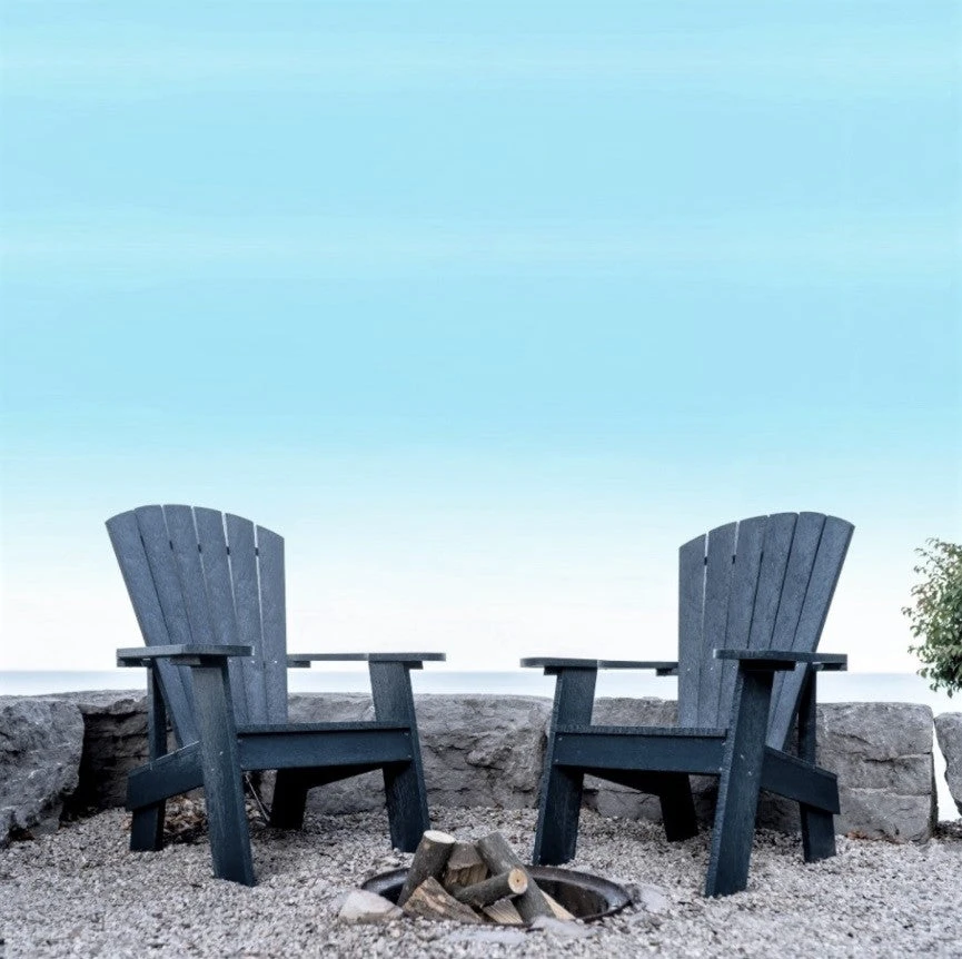 Slate Gray Adirondack Chair Furniture Sets - Image 7