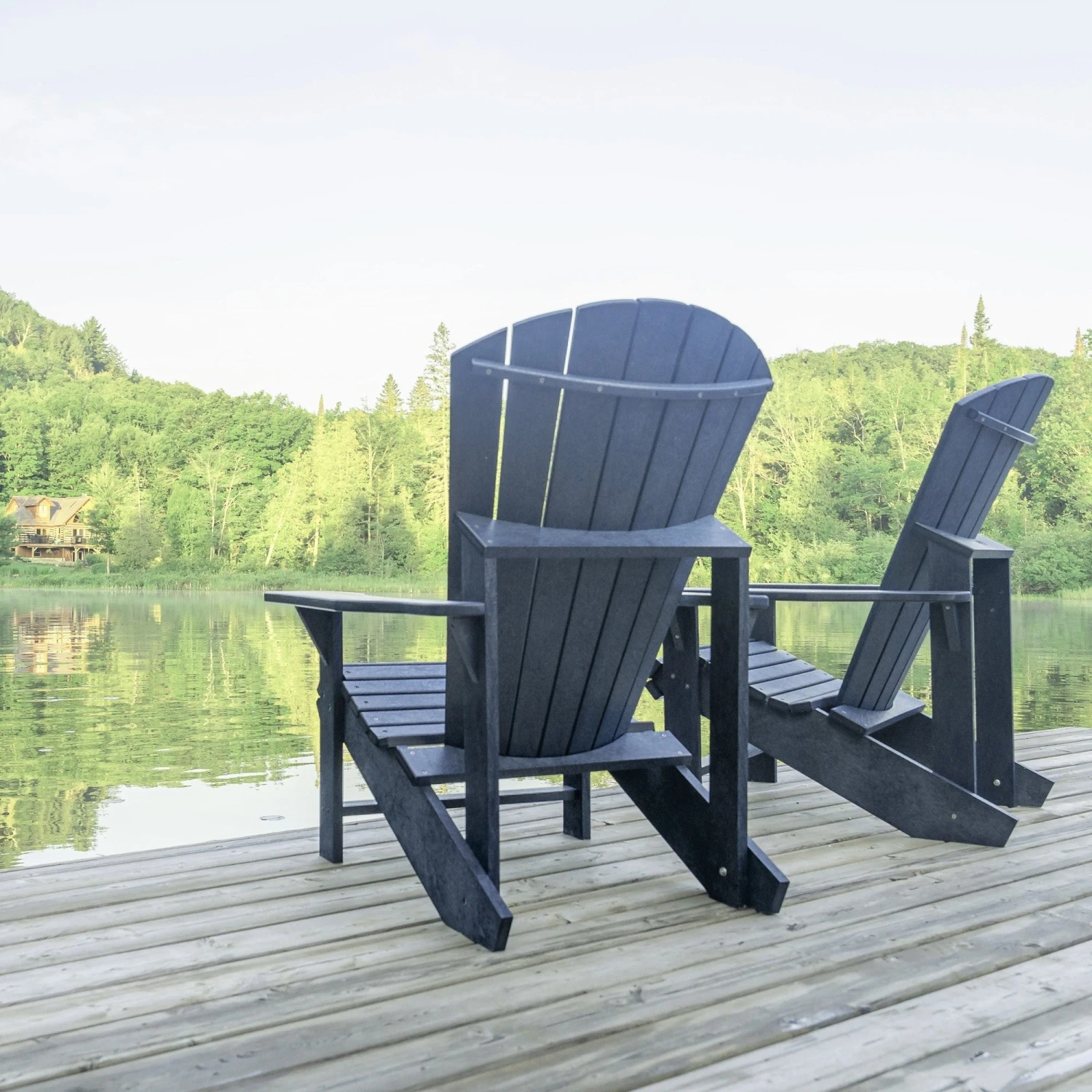 Slate Gray Adirondack Chair Furniture Sets - Image 9