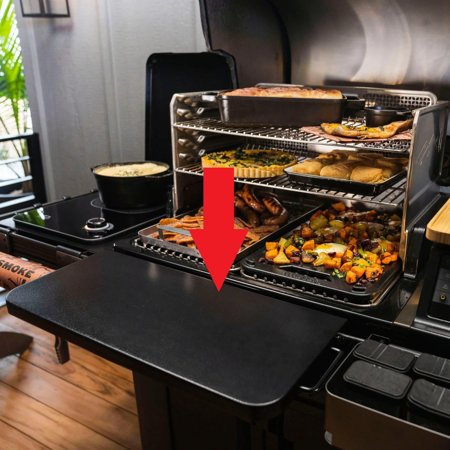 Traeger P.A.L. Pop-And-LockĀ® Folding Front Shelf - Image 2