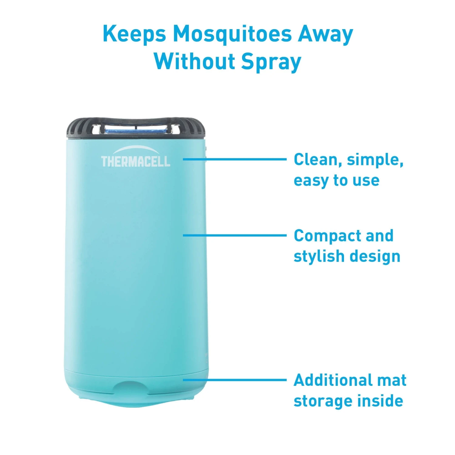 MIA Glacial Blue Thermacell Patio Shield Mosquito Repeller - Image 6