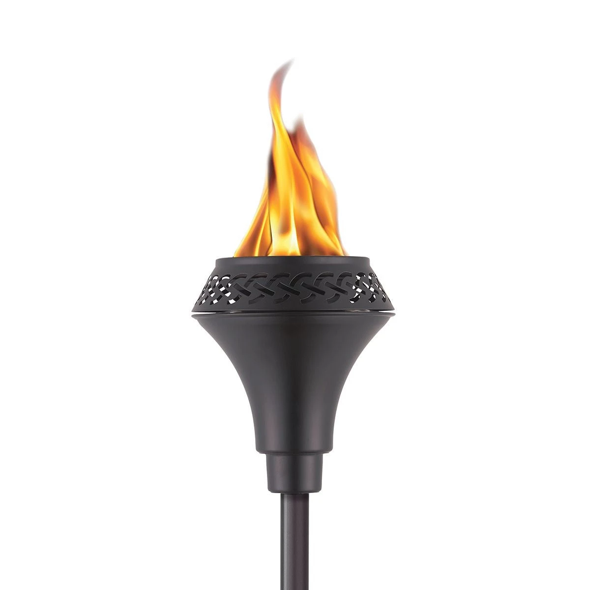 65" Black Metal Large Flame Island King TIKI® Torch - Image 4