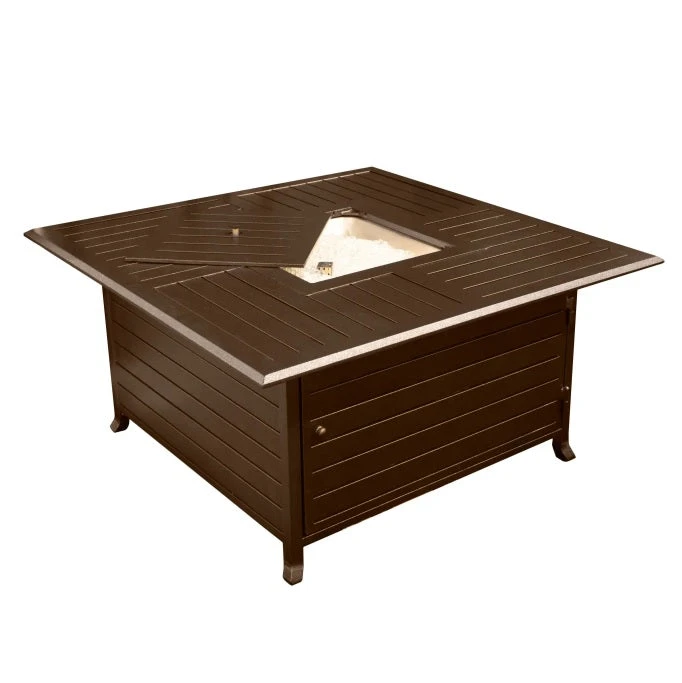 45" Aluminum Square Fire Pit Table - Image 3