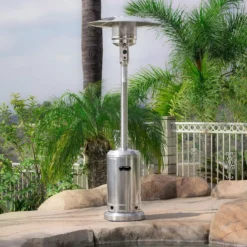 Stainless Steel Standing Propane Patio Heater