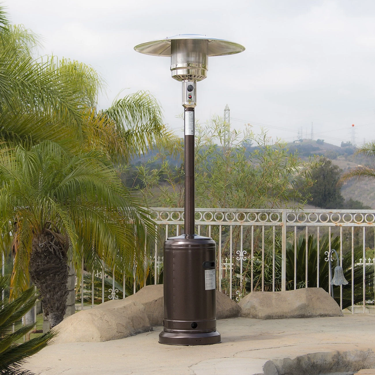 Bronze Standing Propane Patio Heater