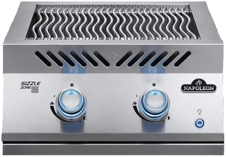 Napoleon Built-In 700 Series Dual Infrared Burner With Stainless Steel Cover
