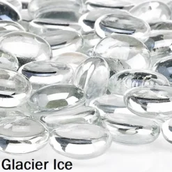 1/2" Glacier Ice Fire Pit / Fireplace Beads