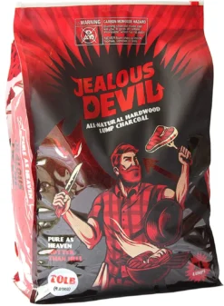 Jealous Devil 100% Natural Hardwood Lump Charcoal Quebracho Blanco 20 Lbs.