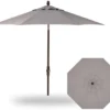 11' Collar Tilt Market Bronze Frame Boulder Canopy Umbrella