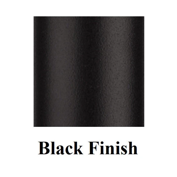 6.5' X 10' Rectangular Market Black Frame Black Canopy Umbrella - Image 3