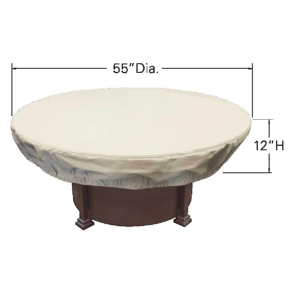 Treasure Garden 48"-54" Round Chat & Fire Pit Cover CP930 - Image 5